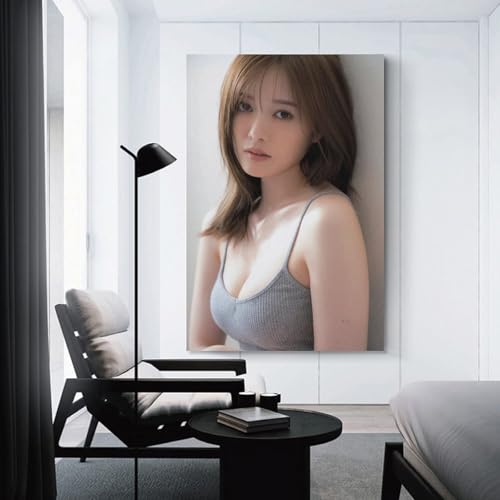 GENERIC 白石麻衣 ポスター 装飾画 キャンバス ウォールアート リビングルーム 寝室 絵画 フレームなし スタイル3 12x18インチ(30x45cm) [3]