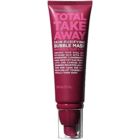 Formula 10.0.6 Total Take Away Skin-Purifying Bubble Mask (2.54 Fl. Oz.) Clay Bubble Mask that Lifts and Carries Away Impurities -Vegan, Paraben-Free, Dye-Free & Cruelty-Free Cover