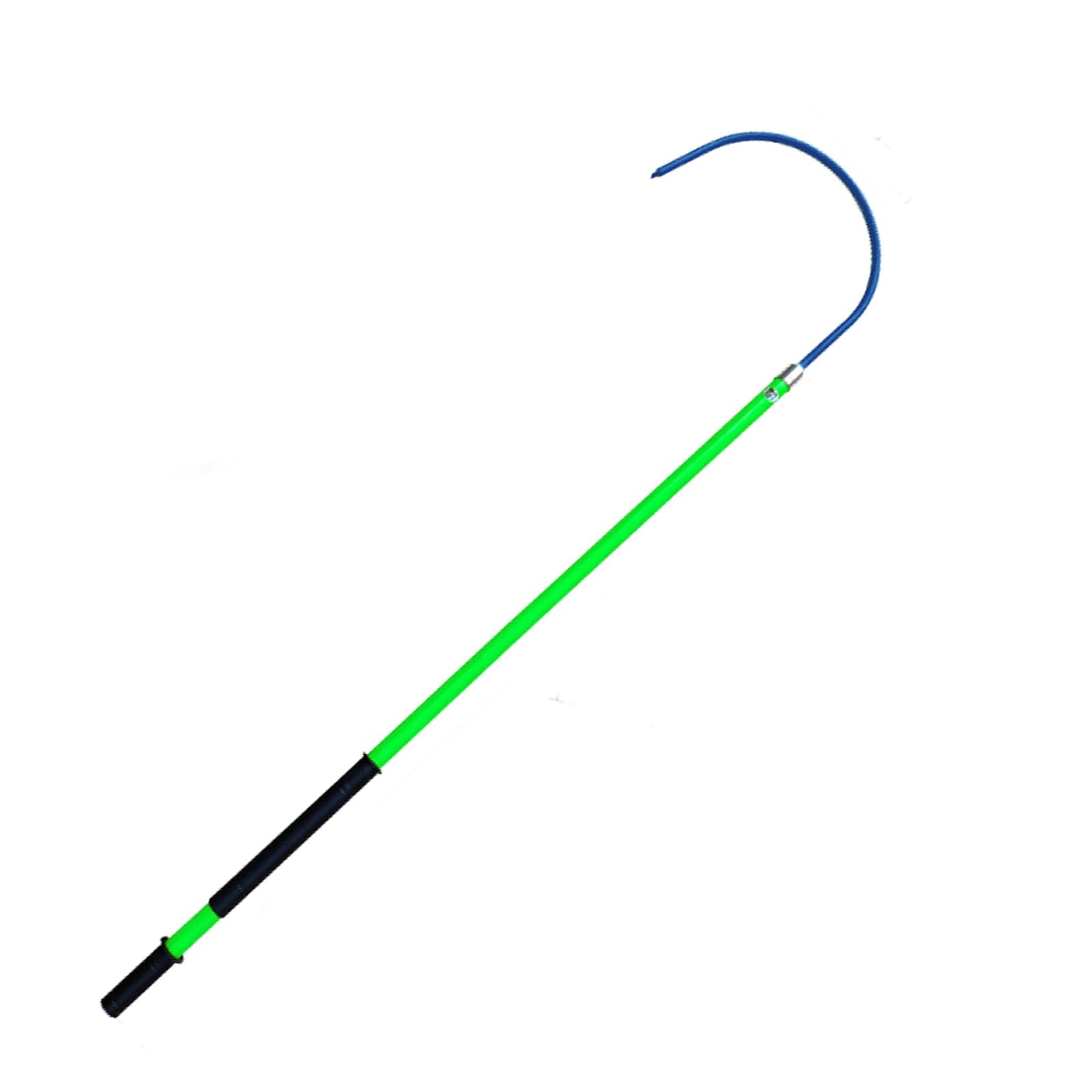 GTHTUHFD Insulated Emergency Hook, Lightweight Rescue Pole With 1 M/1.5 M/2 M/3 M Length Options, For Substation Operation, Maintenance And Firefighting,Green-78.7in/2m/6.6ft