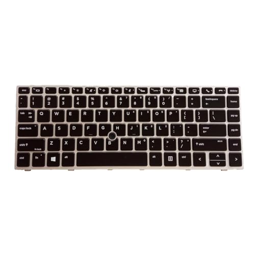 Image of FORIDA Laptop Keyboard Compatible for HP EliteBook 745 G5 745 G6 840 G5 840 G6 846 G5 846 G6 ZBook 14u G5 14u G6 L14377-001 L14379-031 L11307-001 6037B0138601 (Backlit + Pointer Keyboard)