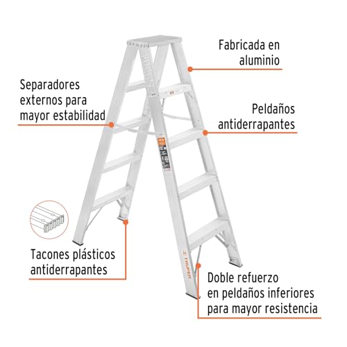 Consejos y reviews para comprar Escaleras economicas de aluminio disponible en línea. 5 Imagen adicional