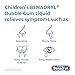 Children's Benadryl Dye-Free Allergy Relief Liquid + 12.5 mg Diphenhydramine HCl, Antihistamine Allergy Medicine for Kids Helps Relieve Runny Nose & Sneezing, Bubble Gum Flavor, 4 fl. oz