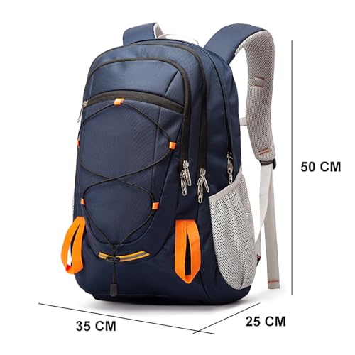 Petfu Wanderrucksack 40L Rucksack Herren groß Damen Wasserdichter Rucksack Wasserdicht Reiserucksack Trekkingrucksack mit Reflexstreifen Für Wandern, Radfahren, Klettern, Bergsteigen und Reisen Sport