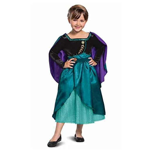Disney Oficial - Disfraz Anna Frozen Niña Reina De Arendelle, Disfraz Ana Frozen Niña, Disfraz Frozen Anna Niña, Vestido Anna Frozen Niña, Disfraz Carnaval Niña Talla S