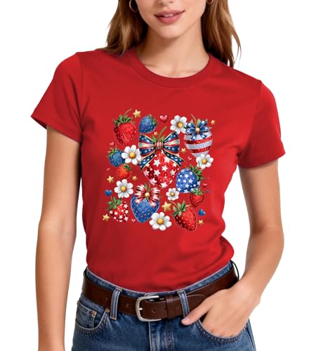 Image of 4th of July Floral American Flag Tank Top for Women Patriotic Sleeveless Apparel