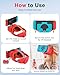 Upgraded VR Headset Compatible with Nintendo Switch & OLED, Adjustable 3D VR Glasses with Wide Compatibility for Switch, HD Lenses, No-Blur Immersive Gaming Experience