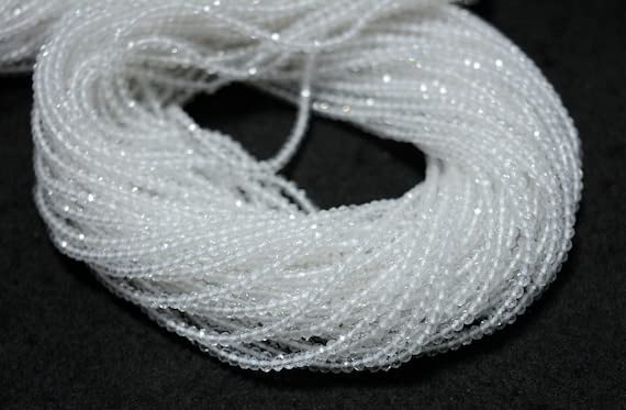 Quartz cristal perles de 2mm évitent les composants ternes pour vos colliers