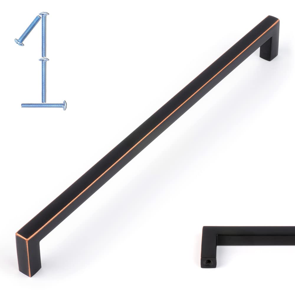 KOOFIZO 1 Pack 7-1/2 in Oil Rubbed Bronze Cabinet Pulls Drawer Handles 1816