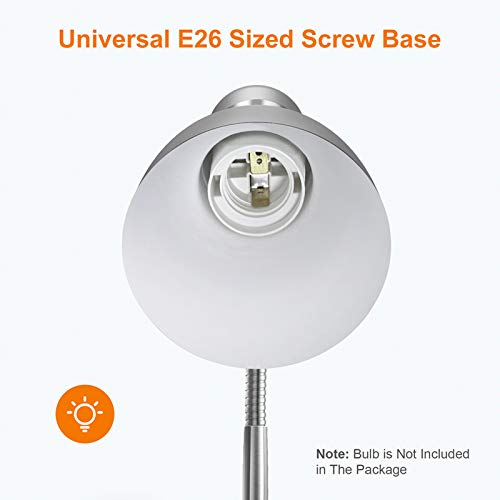 image for LEPOWER Metal Desk Lamp, Adjustable Goose Neck Table Lamp, Eye-Caring 