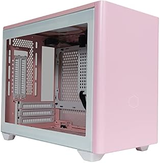 Cooler Master MasterBox NR200 Obudowa Komputera Mini-ITX - Kompaktowa Stalowa Obudowa SGCC, Wiele Opcji Chłodzenia, Beznarzędziowa Dostępność 360 Stopni - Kolor Czarny