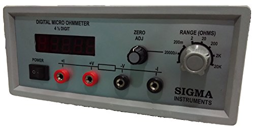 Image of Sigma Instruments Digital Micro Ohm Meter 4 1 /2 Digit By - with Calibration Certificate