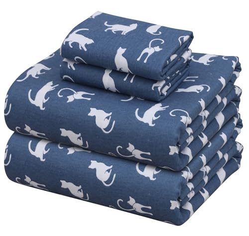 ZOYER Flannel Sheets King Size Set - Soft & Comfy ...