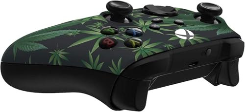 Image of Custom Controllerzz Wireless Controller for Microsoft Xbox Series X /S & Xbox One - Custom Soft Touch Feel - Custom Xbox Series X /S Controller (X /S Weeds)