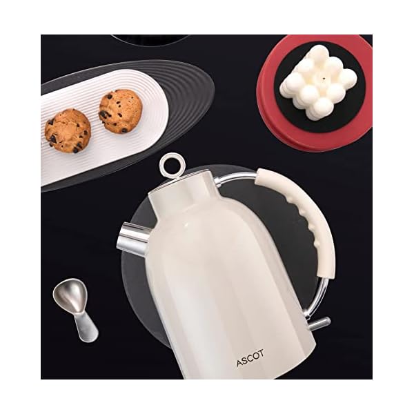 Electric Kettle, ASCOT Stainless Steel Electric Tea Kettle, 1.7QT