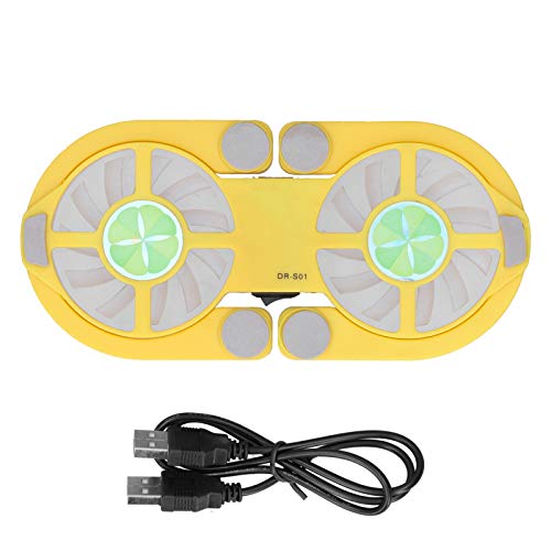 Base enfriadora para laptop HERCHR con ventiladores dobles miniatura 1