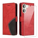 jrester Coque pour Xiaomi Redmi 13C 4G / Xiaomi Poco C65, Modèle PU Cuir à Rabat Flip Housse Étui...