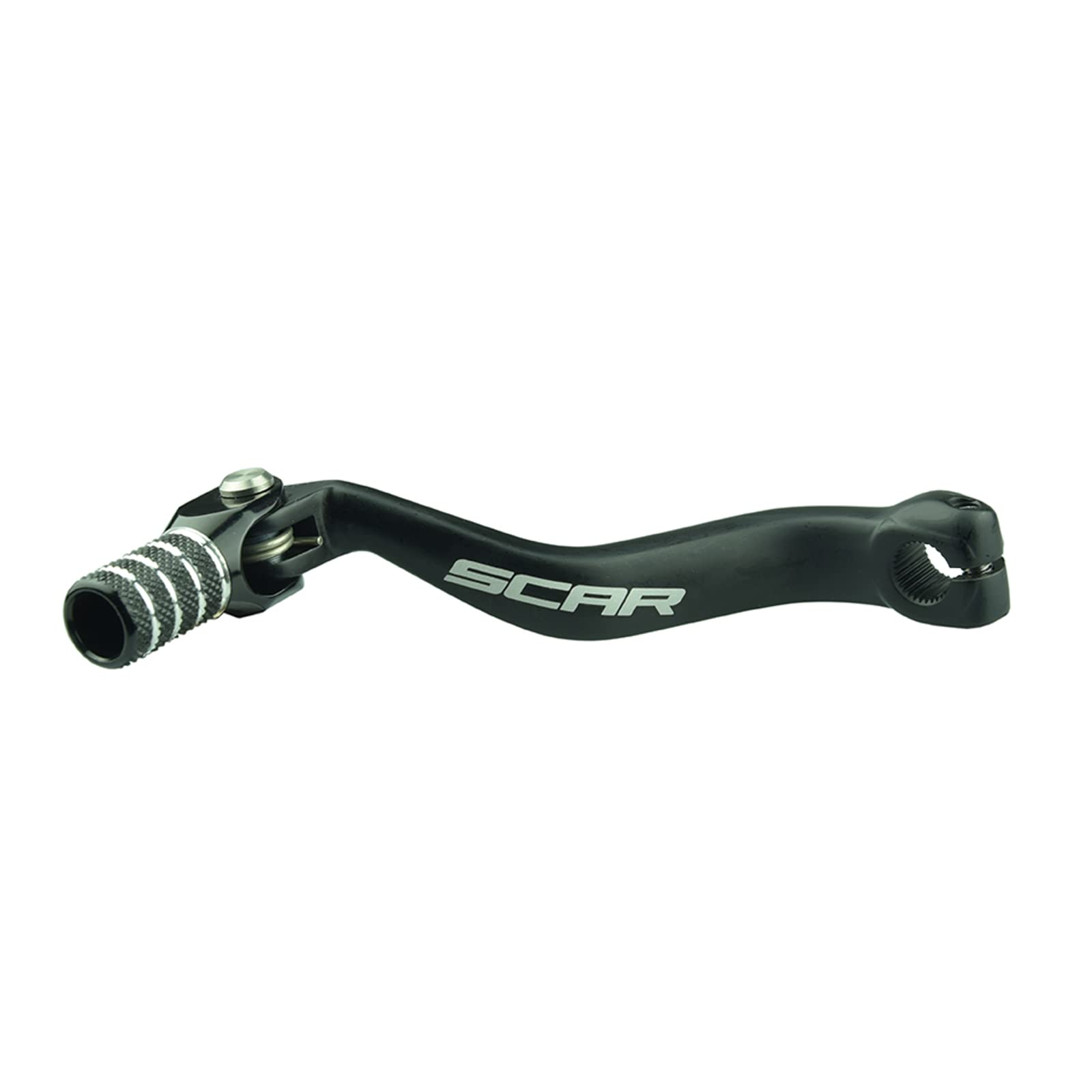 SCAR Leva Cambio in Alluminio Forgiato compatibile con YAMAHA YZ 125 YZ125 96-04 YZ 250 YZ250 96-98 - Nero