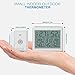 AMIR Indoor Outdoor Thermometer, 3 Channels Digital Hygrometer Thermometer with 3 Sensor, Temperature Humidity Monitor with LCD Display, Wireless Humidity Gauge for Home, Baby Room