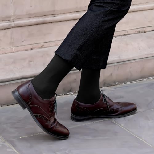 Image of FOOTPRINTS Bamboo Formal Socks for Men | Anti Odour & Breathable | Anti-Bacterial | Softer than Cotton Socks | Pack of 5