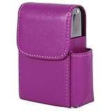 Agatige Portasigarette, Scatola Per Sigarette in Pelle PU Con Porta Accendino Portasigaret...