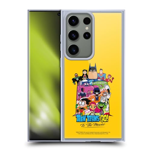 Funda de gel suave para Galaxy S23 Ultra con gráficos Teen Titans Go antideslizante