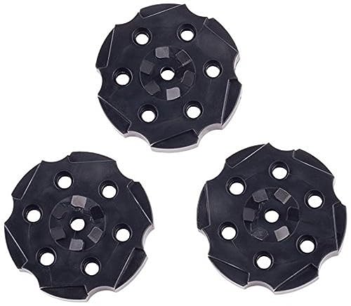 Crosman 408T Vigilante BB Revolver Magazine Clips, 6 Round, Black, 3 Count (Pack of 1)