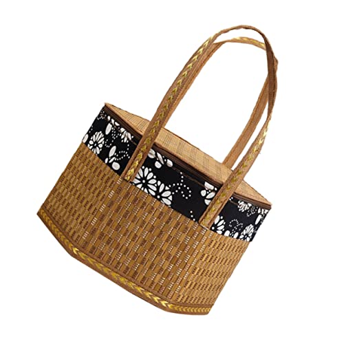 Ciieeo Woven Hexagonal Storage Basket Collapsible present Packaging for Festivals and Special Occasions Cloth Material for Multi Purpose Use for Fruits and Treats