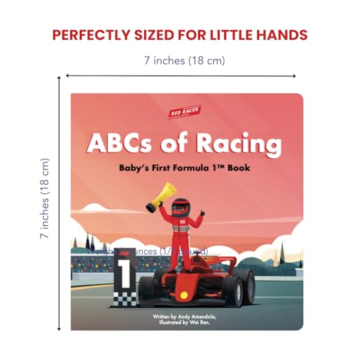 ABCs of Racing: Baby’s First Formula 1 Board Book – Alphabet Book for Babies and Toddlers, Perfect for Young Race Fans (Ages 0-3) - Image 4