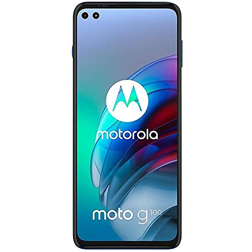 Moto G100 (128GB, 8GB) 6.55" 90Hz, Snapdragon 870, Dual SIM Euro 5G /Global 4G LTE GSM Unlocked (T-Mobile/AT&T/Metro) International Model XT2125-4 (HDMI + Fast Car Charger Bundle, Iridescent Ocean) - Image 3