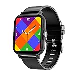 Reloj de monitoreo de sueño y frecuencia cardíaca: reloj inteligente maskjet, registra sensores de movimiento sensibles, rastrea tu frecuencia cardíaca, presión arterial, oxígeno en sangre y sueño en tiempo real, sigue tu salud en cualquier momento, registra cambios físicos y te ayuda a comprender mejor tu salud. (nota: los datos del reloj son solo para referencia y no pueden usarse con fines médicos).