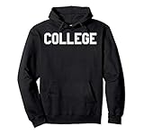Animal House College Typography Bold Pullover Hoodie