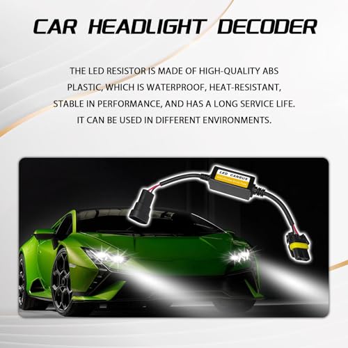 Kit 2PCS Decodificador LED 9006 Canbus Anti-flicker miniatura 3