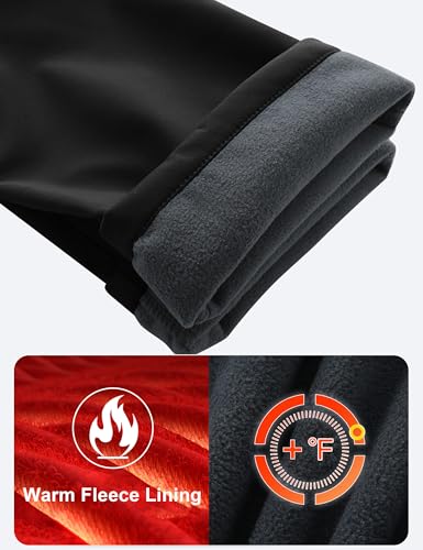 Kids Snow Pants Boys Waterproof Insulated Hiking Pants Youth Winter Warm Fleece Lined Ski Snowpants4