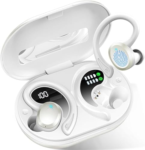 Wireless Earbuds Bluetooth 5.4 - 45H Playtime, ENC Noise Cancelling Mic, IP7 Waterproof, HiFi Bass