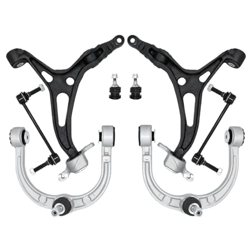 フロントアッパーロアコントロールアームサスペンションキット 4個 MERCEDES-BENZ W164 W251 ML550 ML500 ML450 GL320 GL350 2006-2012対応(LEFT)