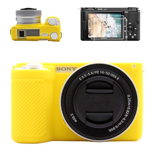 VOVMOEYA JP[X For SONY ZV-E10II ZV-E10markii ZV-E10M2CyVRP[X*1 KXیtB*2 zbgV[Jo[*1zZVE10 II{fBP[X VRJo[ For \j[ ZV-E10