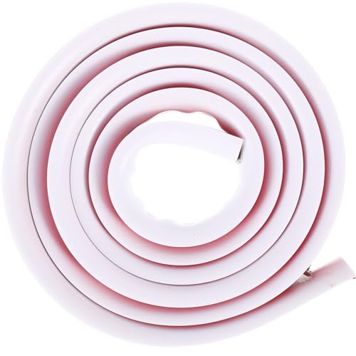 SHOWERORO Tubo organizador de cables autoadhesivo de PVC, 2m, 10x6mm, blanco para gestión de cables en hogar y oficina miniatura 1