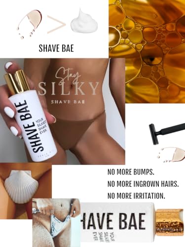 Image of All-Natural Shave Oil - No Razor Burn or Bumps - Silky Smooth Shave - Ditch your toxic shaving cream, Nontoxic Shaving Oil Perfect for Bikini Body Beard | Made in USA