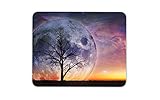 Sunset Galaxy Moon - Alfombrilla para ratón, diseño de Galaxia