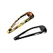 Vidal Sassoon Tortoise Shell and Black Enamel Contour Clips, Medium, 10 Count
