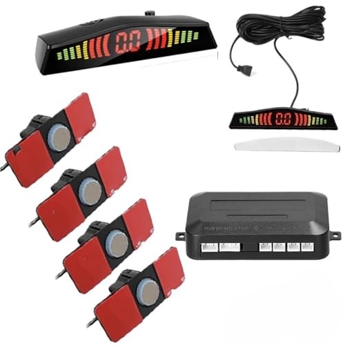 Radar recul voiture parcage kit avec interrupteur marche arrêt et capteurs 13mm