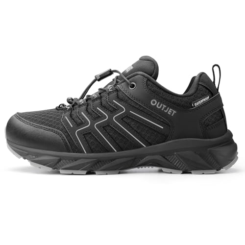 OUTJET Men's Waterproof Hiking Shoes