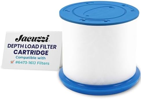 Jacuzzi ProClarity Depth Load Filter 6473-161J, Replacement Spa Filter for Hot Tub, Fits 2012+ J-400 & J-500 Series and Select J-300 Models, Ultra-Fine Filtration for Clean & Crystal-Clear Water