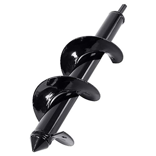 Garden Bulb Auger Rapid Planter Hole Digger Plant Flower Hex Drive Drill Bit Pine Soil Flower Tool (30cm)