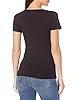 Amazon Essentials Women's Slim-Fit Cap-Sleeve Scoop Neck T-Shirt, Pack of 2, Black, XS #2