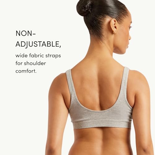 Image of Boody -Seamfree Crop Bra -Seamless Bralette -No Padding, Clips, Fastenings, Wires -Bamboo Viscose -Low-Medium Support Pull-On