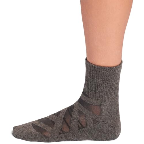 Image of TAVI Aria Pilates Socks - Grip Socks for Women with Non-Slip Grippy Sole and Arch Support, Wear for Yoga, Barre, Dance