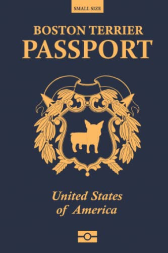 Boston Terrier Travel Passport And Care Book