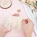 arricraft Doll Hair Wefts, White Wool Doll Wig Hair Handmade Hair Replacement Wig Perfect Curly Hair Wig for DIY Girls BJD Makings Accessories 5.5x9.45x0.12 Inch