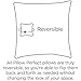 Pillow Perfect Fresco Solid Indoor/Outdoor Throw Pillow Plush Fill, Weather and Fade Resistant, Throw - 18.5